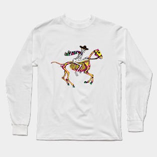 Cowboy skeleton day of the dead. Long Sleeve T-Shirt